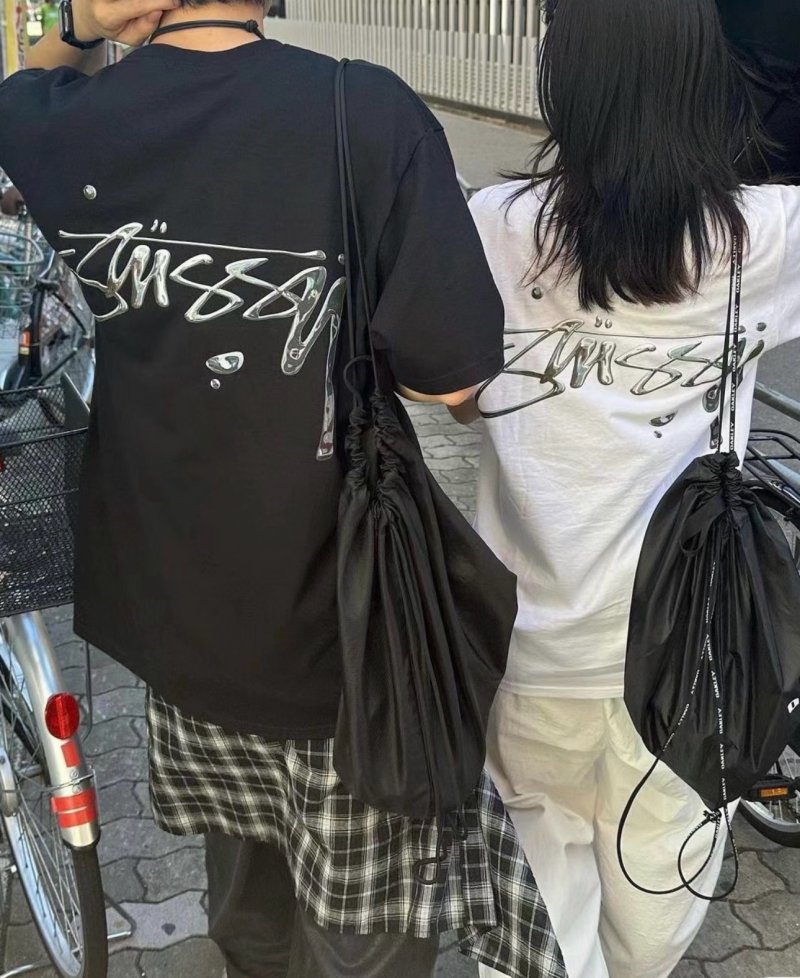 Stüssy Logo Black T-Shirt view