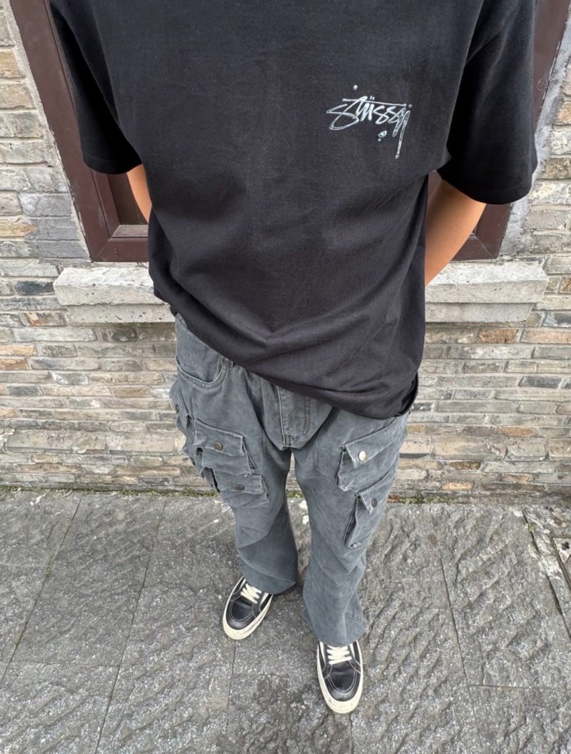 Stüssy Logo Black T-Shirt view