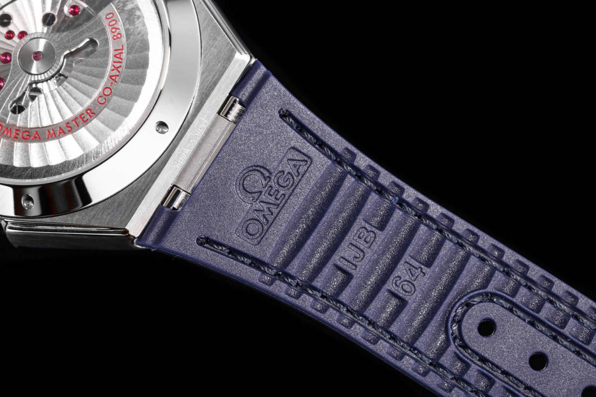 Omega Constellation Blue Dial Ceramic Bezel 41mm Watch view