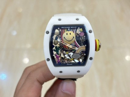 Richard Mille RM 88 Smiley White Automatic Tourbillon Watch