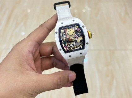 Richard Mille RM 88 Smiley White Automatic Tourbillon Watch view 2