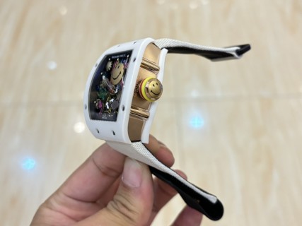 Richard Mille RM 88 Smiley White Automatic Tourbillon Watch view 3
