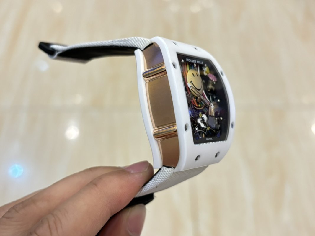 Richard Mille RM 88 Smiley White Automatic Tourbillon Watch view
