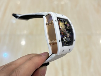Richard Mille RM 88 Smiley White Automatic Tourbillon Watch view 4