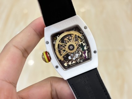 Richard Mille RM 88 Smiley White Automatic Tourbillon Watch view 6