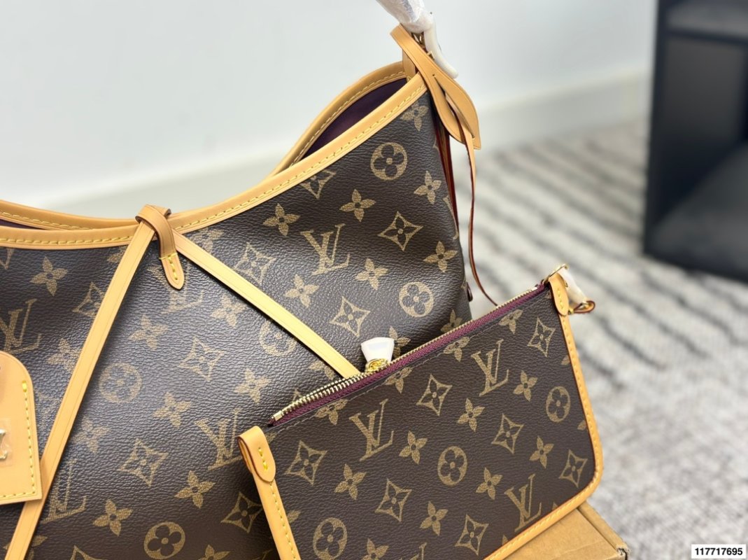 Louis Vuitton Carryall Monogram Canvas Shoulder Bag view