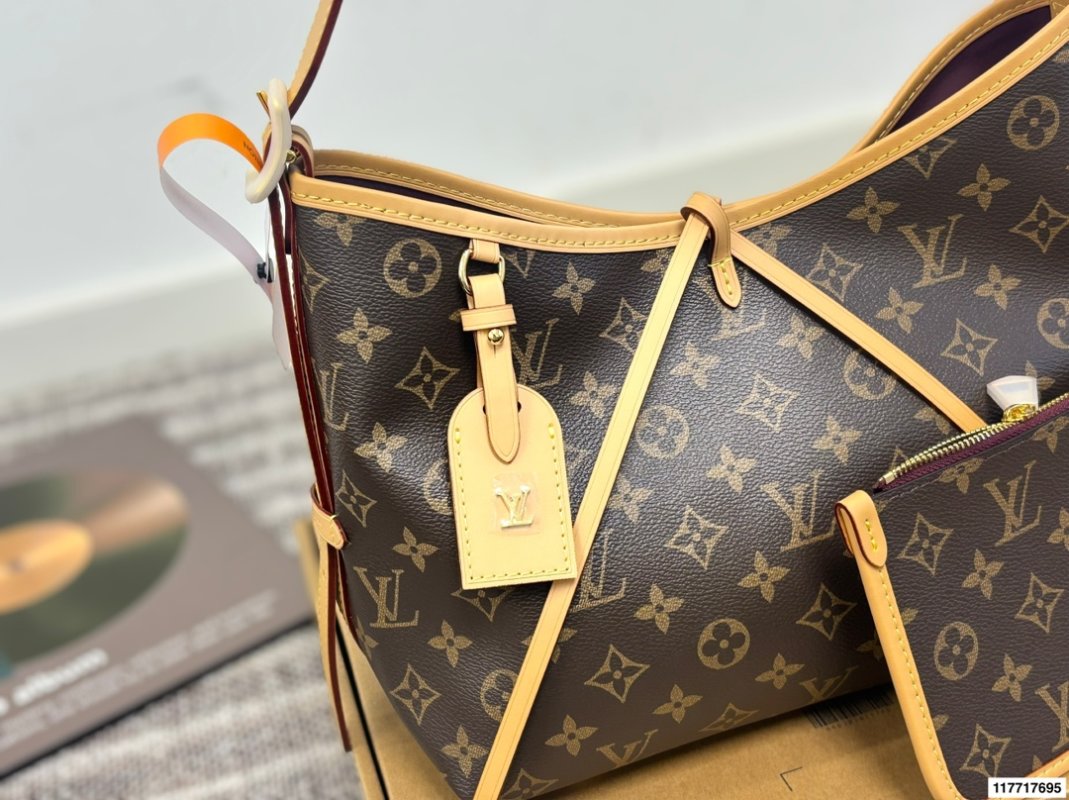 Louis Vuitton Carryall Monogram Canvas Shoulder Bag view