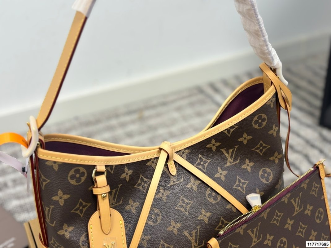 Louis Vuitton Carryall Monogram Canvas Shoulder Bag view