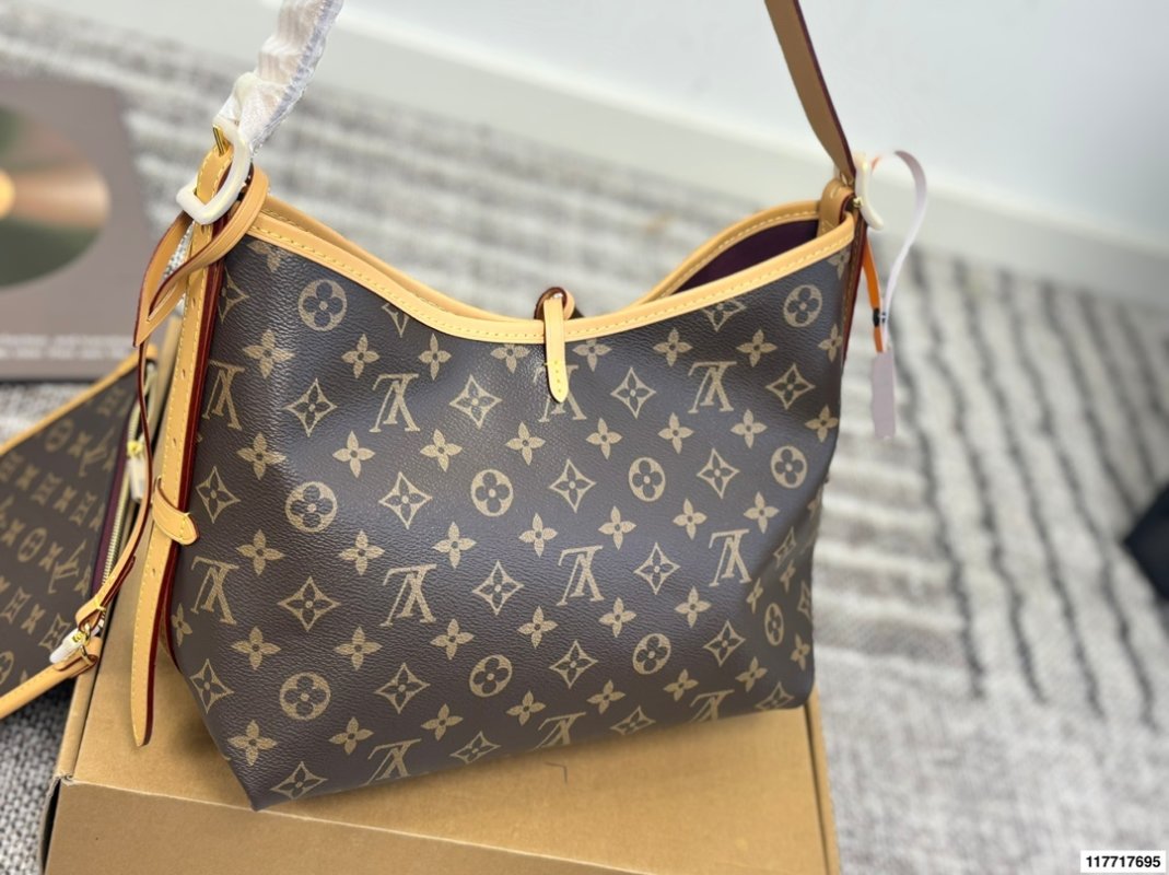 Louis Vuitton Carryall Monogram Canvas Shoulder Bag view