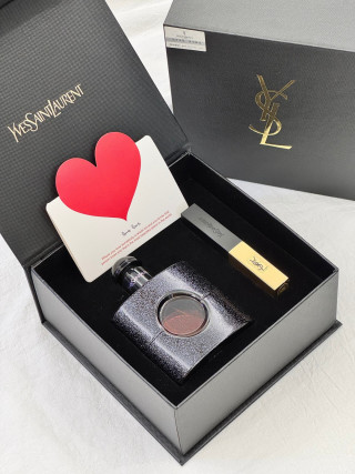 YSL Black Opium Fragrance Gift Set - 50ml with Lipstick view 5