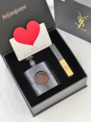 YSL Black Opium Fragrance Gift Set - 50ml with Lipstick view 7
