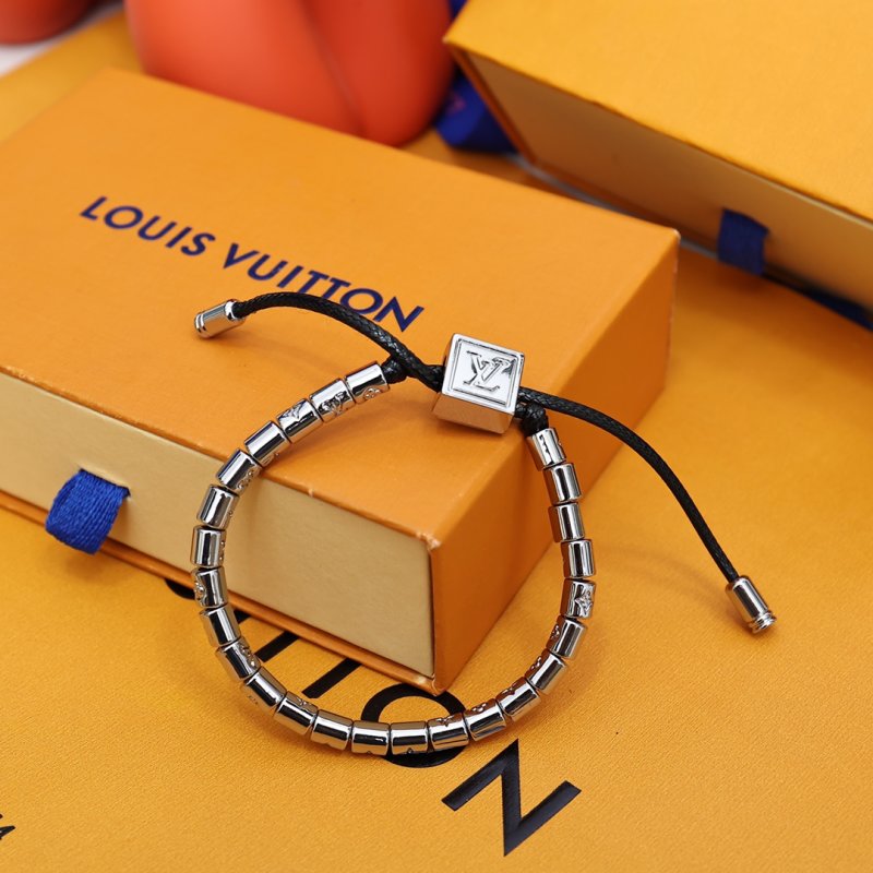 Louis Vuitton Paradise Silver Beaded Adjustable Bracelet view