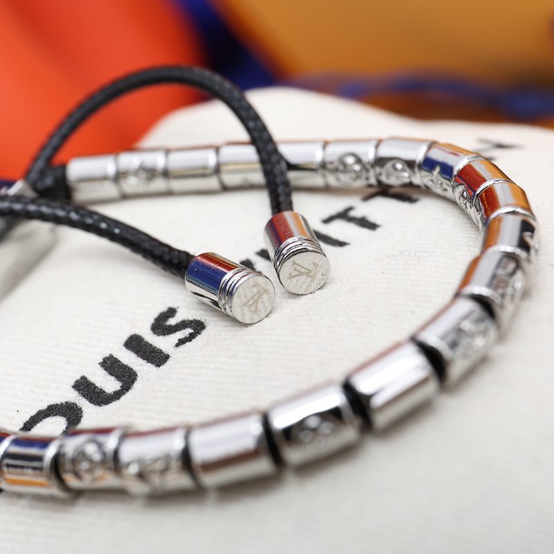 Louis Vuitton Paradise Silver Beaded Adjustable Bracelet view
