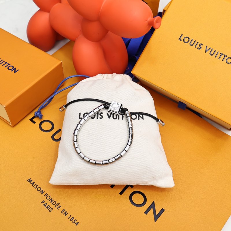 Louis Vuitton Paradise Silver Beaded Adjustable Bracelet view