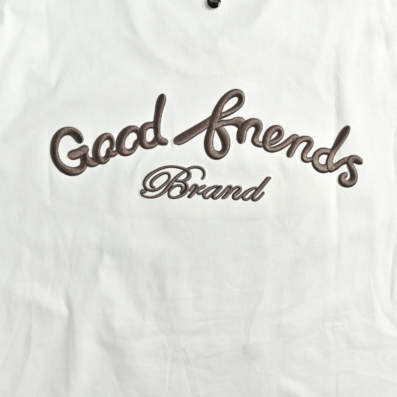 White Graphic T-Shirt with Red Bear and Floral Print view