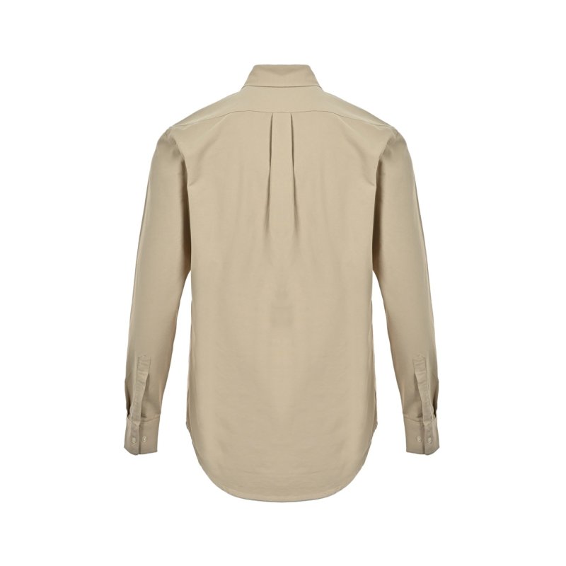 Ralph Lauren Beige Oxford Button-Down Shirt view