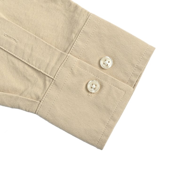 Ralph Lauren Beige Oxford Button-Down Shirt view