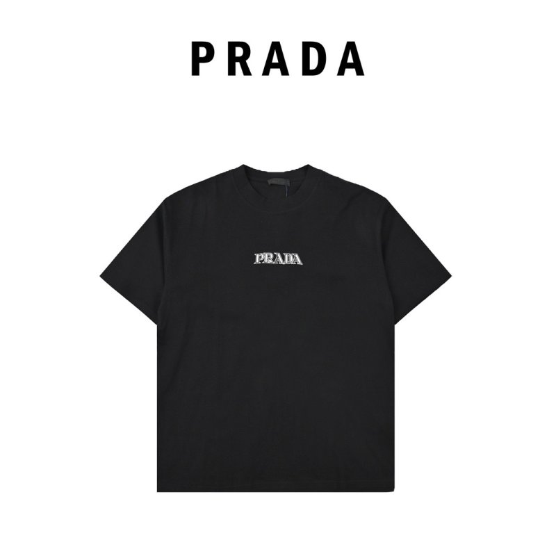 Prada Black Logo T-Shirt view