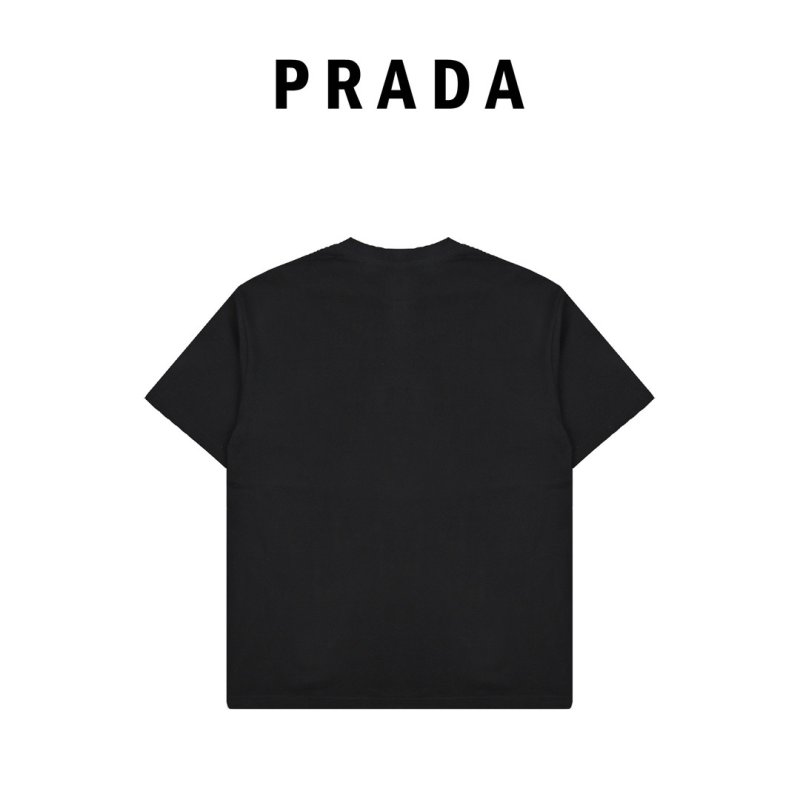 Prada Black Logo T-Shirt view