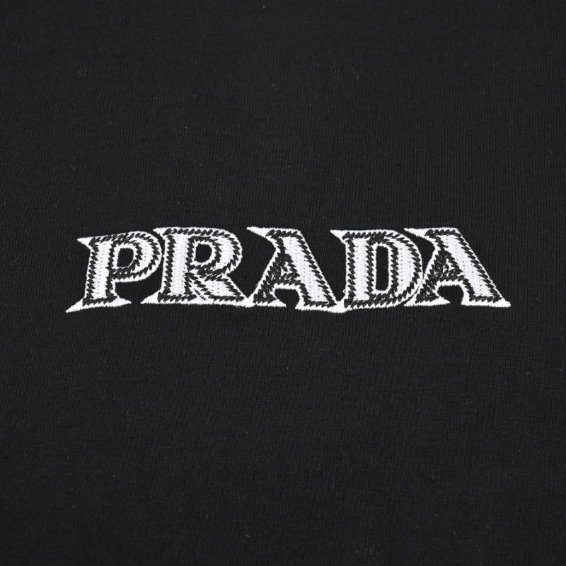 Prada Black Logo T-Shirt view