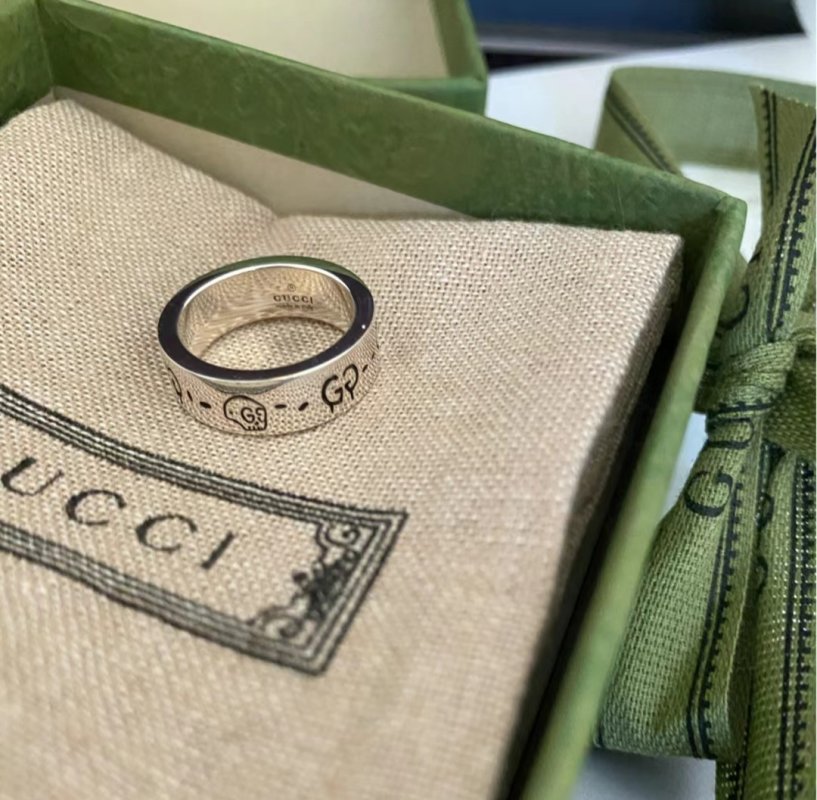 Gucci GG Marmont 925 Silver Ring