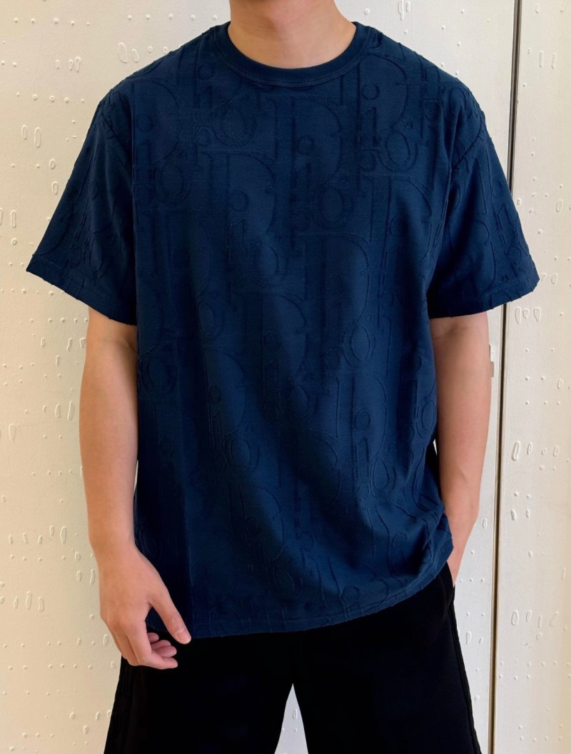 Navy Blue Oversized Short Sleeve T-Shirt view