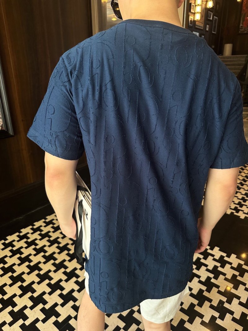 Navy Blue Oversized Short Sleeve T-Shirt view