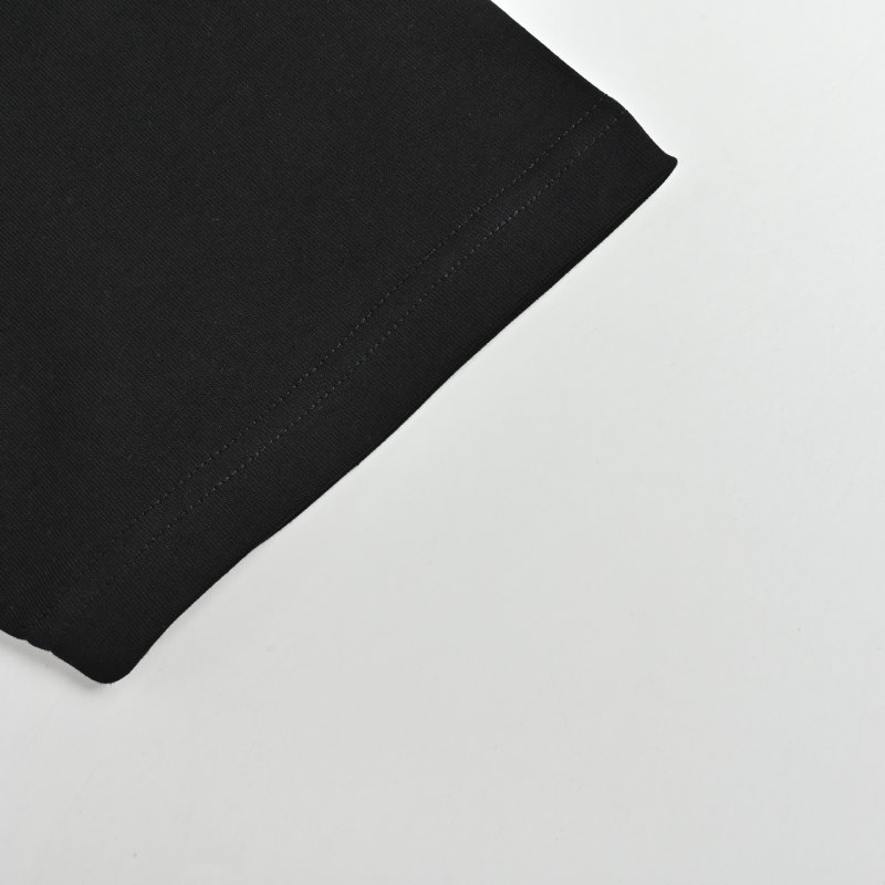 Louis Vuitton Colorful Monogram Embroidered Black T-Shirt view