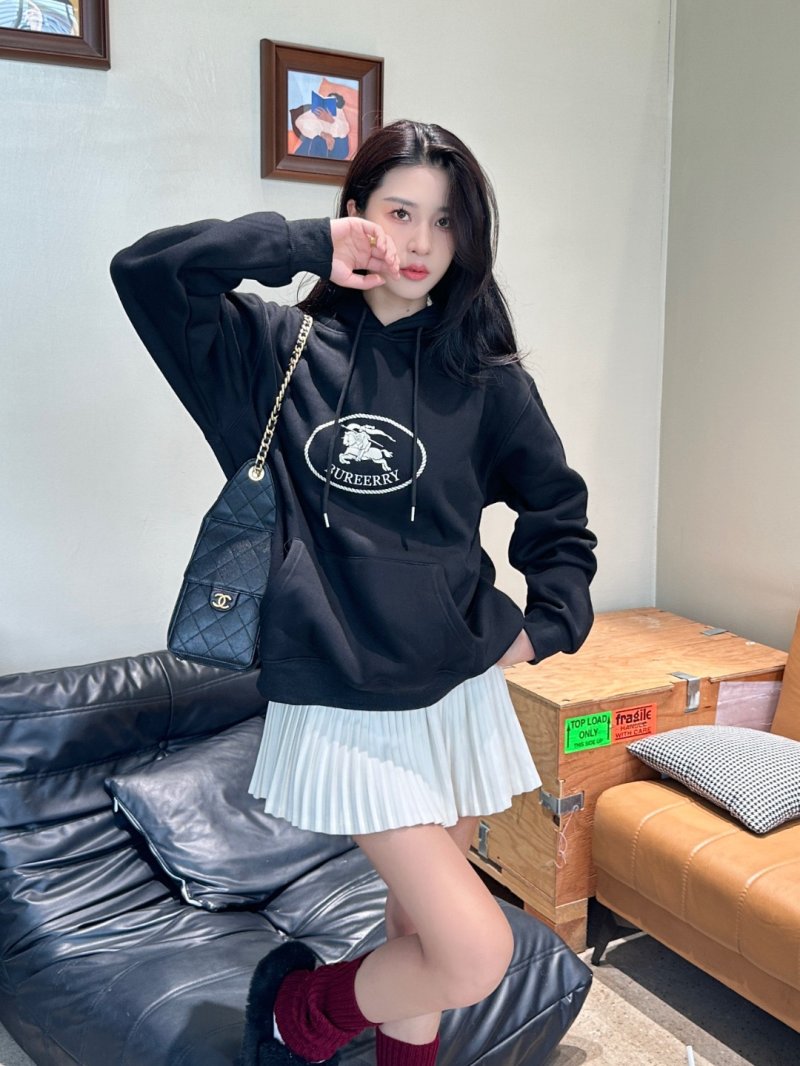 Burberry Black Logo Hoodie