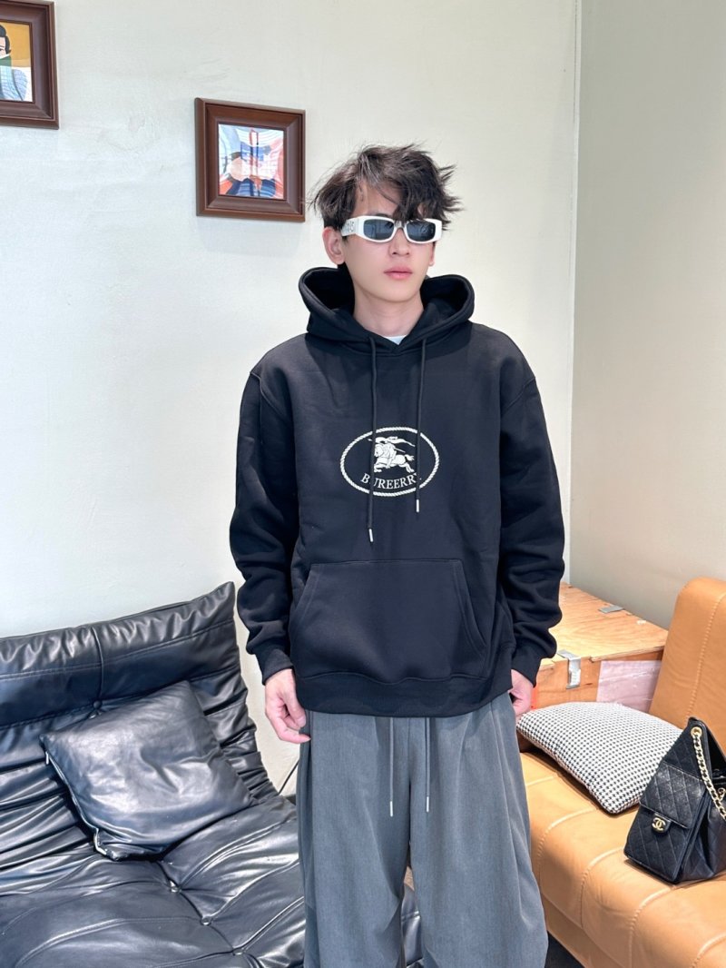 Burberry Black Logo Hoodie view