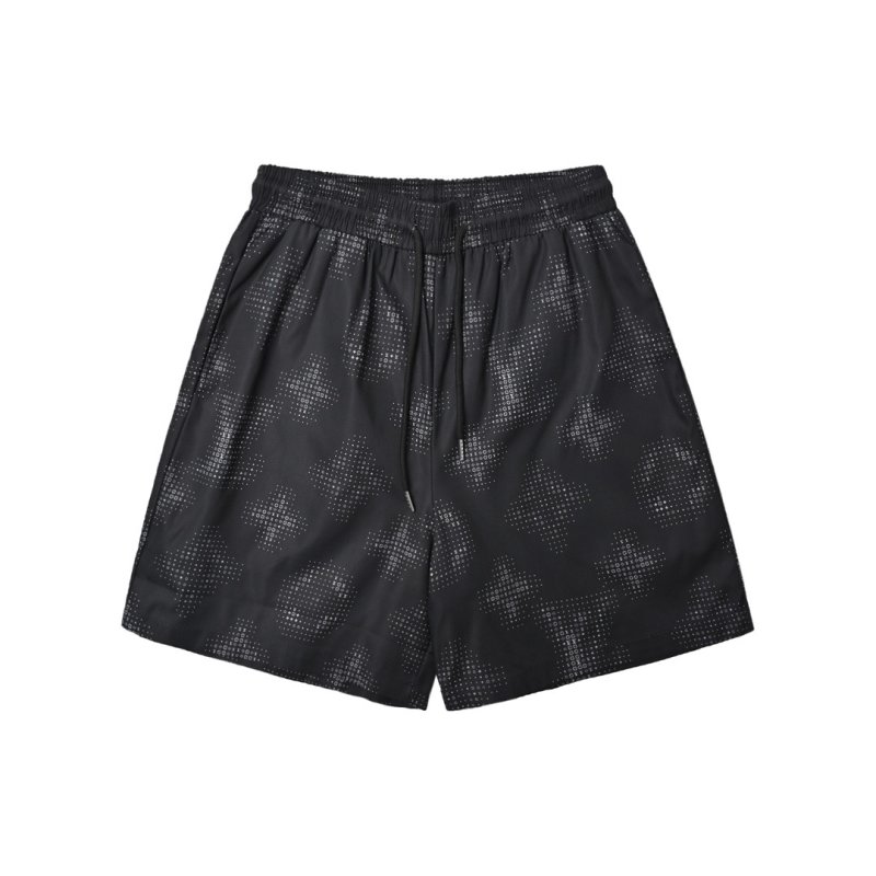 Black Diamond Pattern Swim Shorts view
