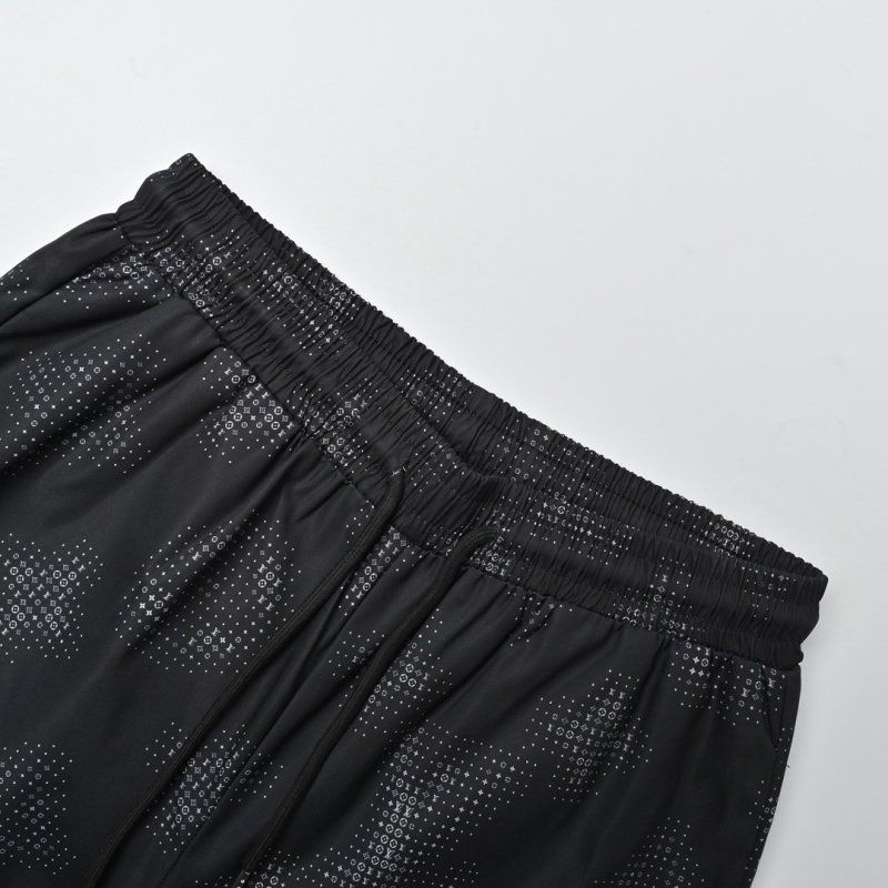Black Diamond Pattern Swim Shorts view
