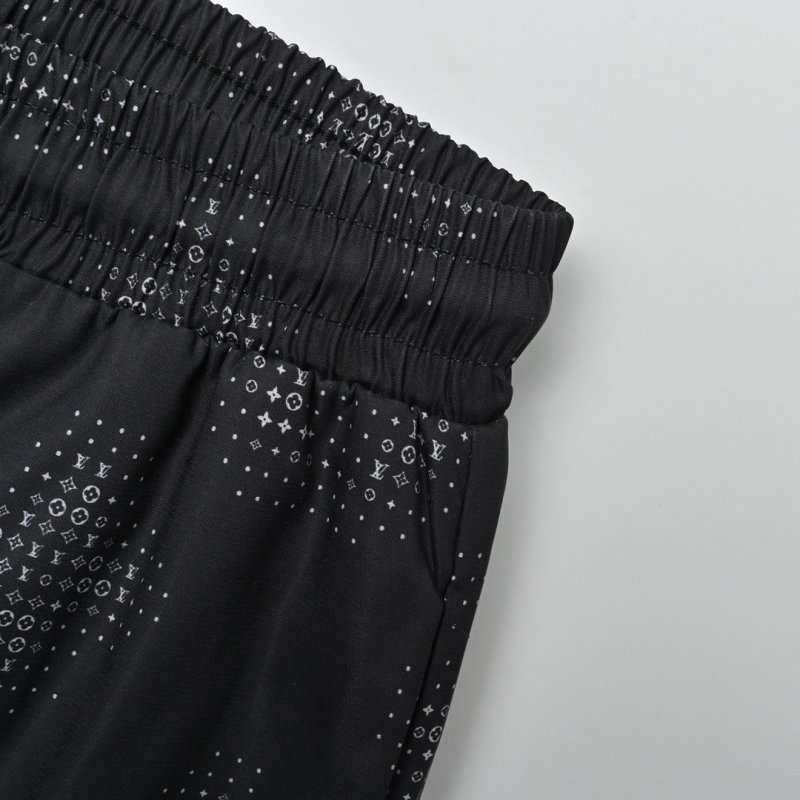 Black Diamond Pattern Swim Shorts view
