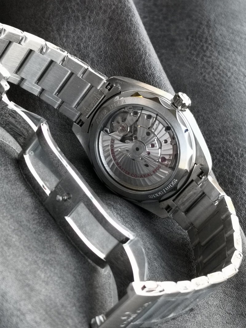Omega Seamaster 41mm Black Dial Steel Watch with Extra Straps view