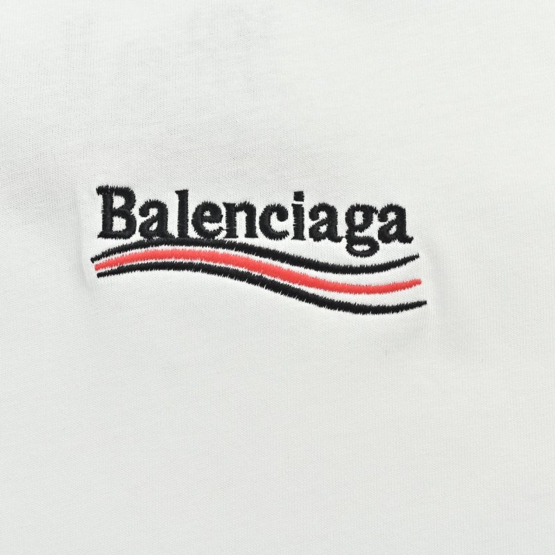 Balenciaga Reversed Logo White T-Shirt view