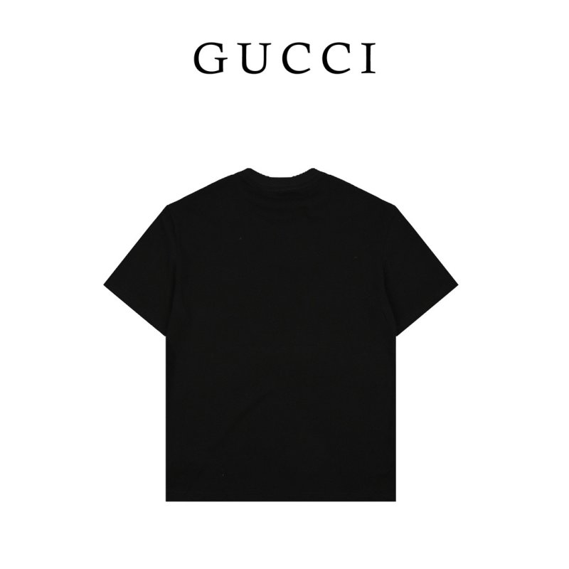 Gucci Black Logo Graphic T-Shirt view