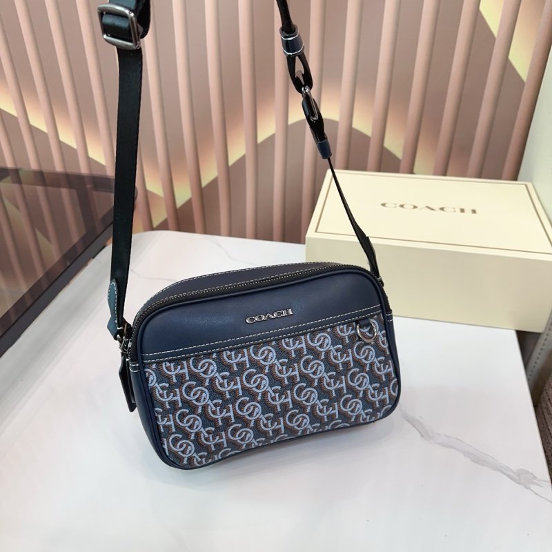 Coach Monogram Crossbody Camera Bag Black view