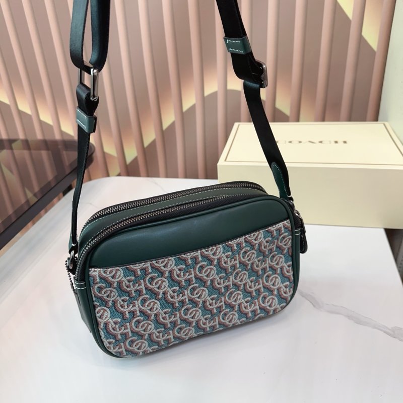 Coach Monogram Crossbody Camera Bag Black view