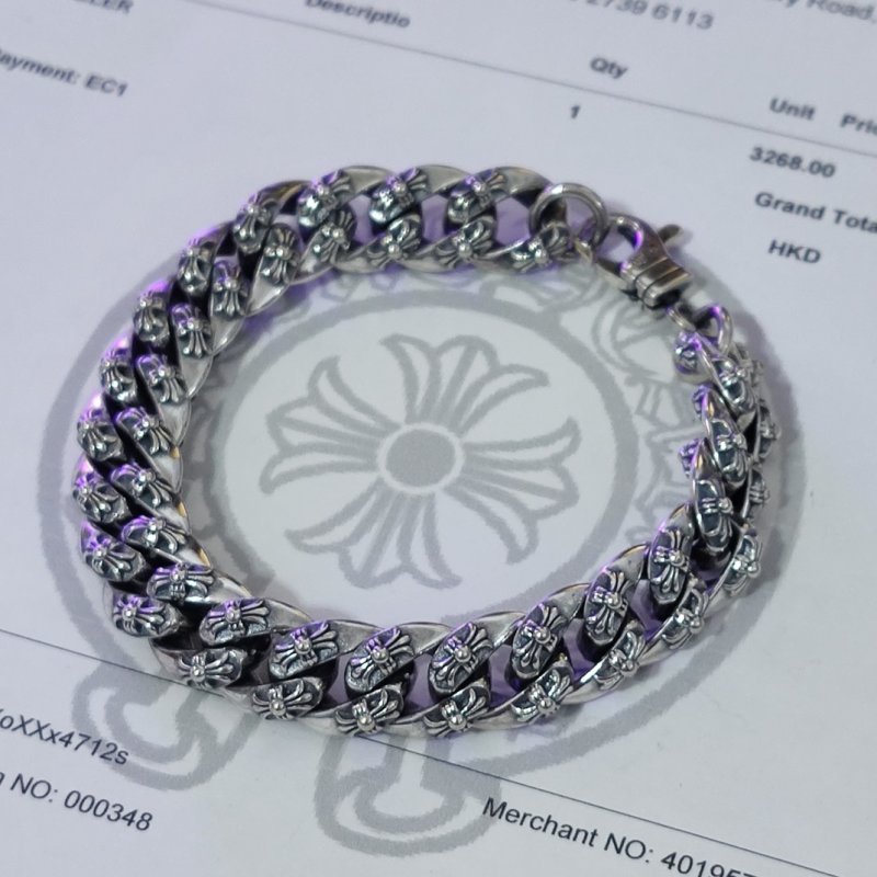 Chrome Hearts Sterling Silver Charm Bracelet view