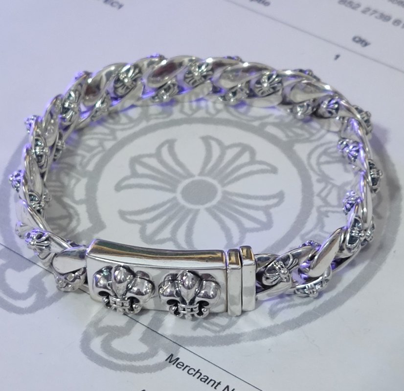 Chrome Hearts Sterling Silver Charm Bracelet view