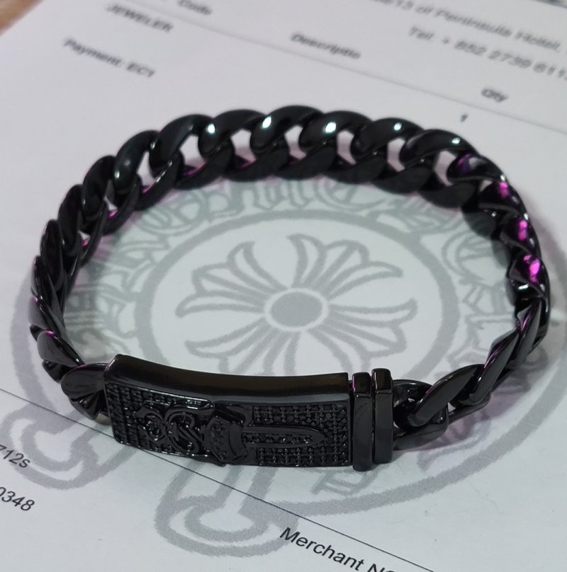 Chrome Hearts Sterling Silver Charm Bracelet view