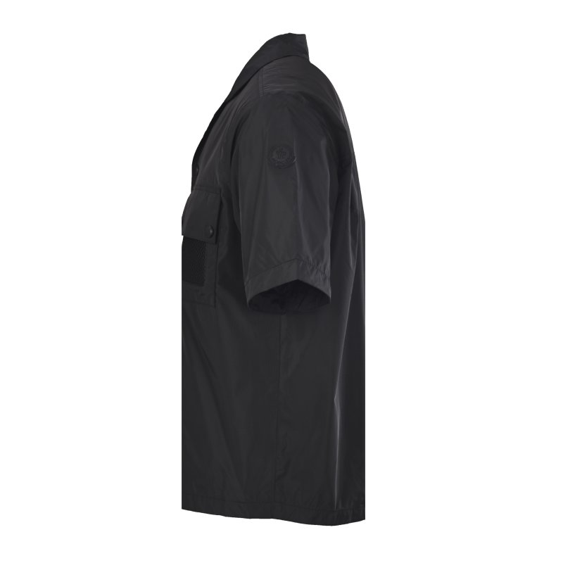 Stone Island Black Short-Sleeve Utility Shirt view