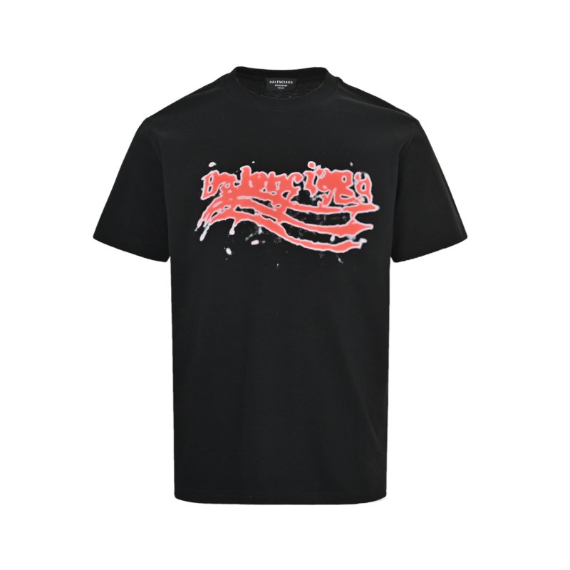 Black Oversized Graphic Print Short Sleeve T-Shirt view