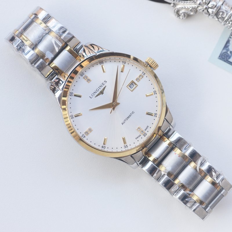 Longines Automatic Silver Dial Steel Watch 40mm view