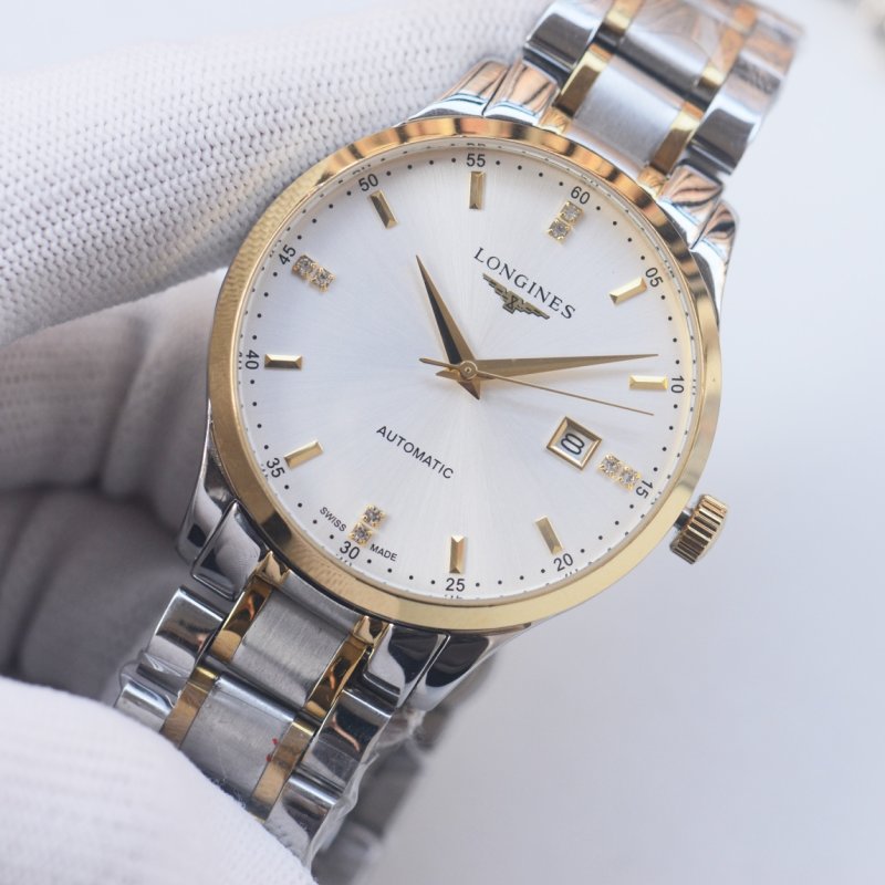Longines Automatic Silver Dial Steel Watch 40mm view
