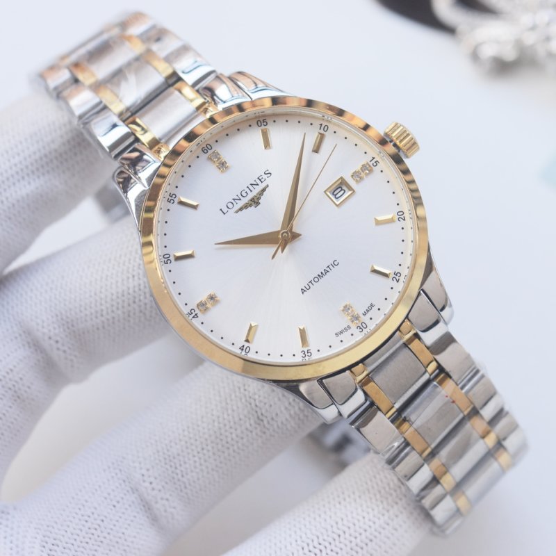 Longines Automatic Silver Dial Steel Watch 40mm view