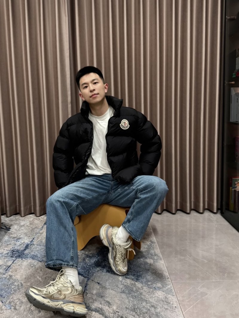 Moncler Light Blue Puffer Down Jacket view