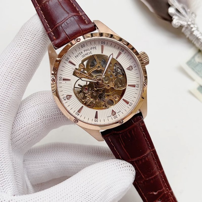 Patek Philippe Skeleton Automatic Rose Gold Watch 41mm