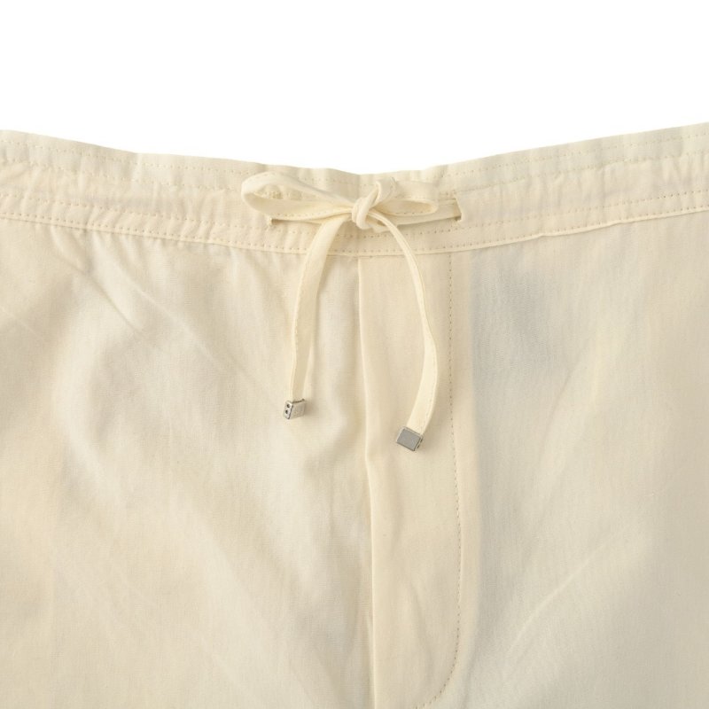 Loewe Pocket Embroidery Lyocell Shorts Cream view