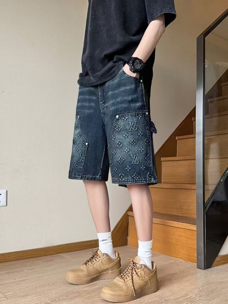 Louis Vuitton Monogram Denim Shorts - Dark Indigo